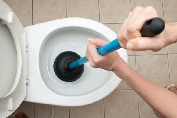 WC verstopft notfall
