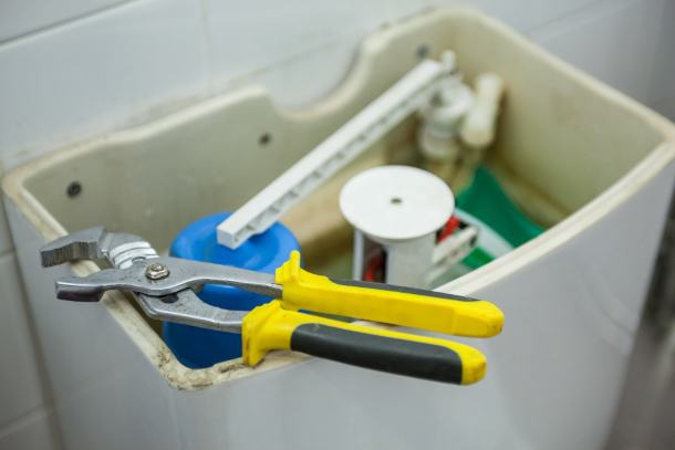 WC spülkasten rinnt notfall